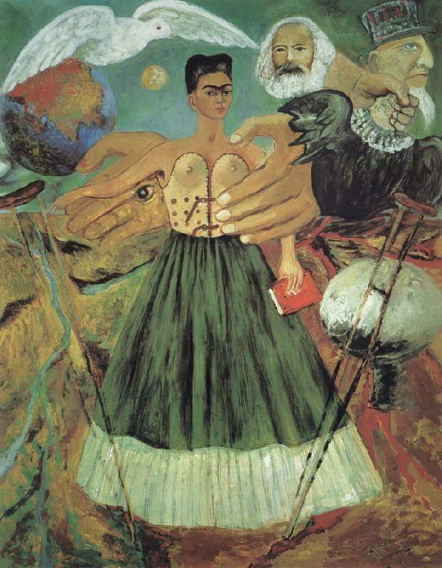 Frida Kahlo Marxism Will Give Health o the Sick oil painting image
